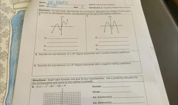 Unit 6 radical functions answer key